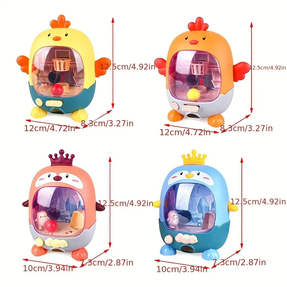 Basketball Toy Cute Shape Handheld Desktop Game Mini Finger Ball Shooting Machine For Children - Toys and Games