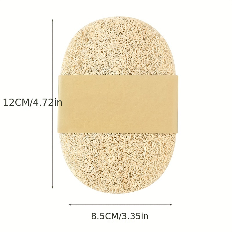 1/5pcs, Natural Loofah Dishwashing Sponge, Non-stick Oil Degreasing Loofah Brush, Non-scratch Pot Scrub Brush, Loofah Kitchen Cleaning Scrub Sponge For Kitchen Stove Range Hood Pot Bottom Sink, Cleaning Supplies, Cleaning Tool,Back To School Supplies