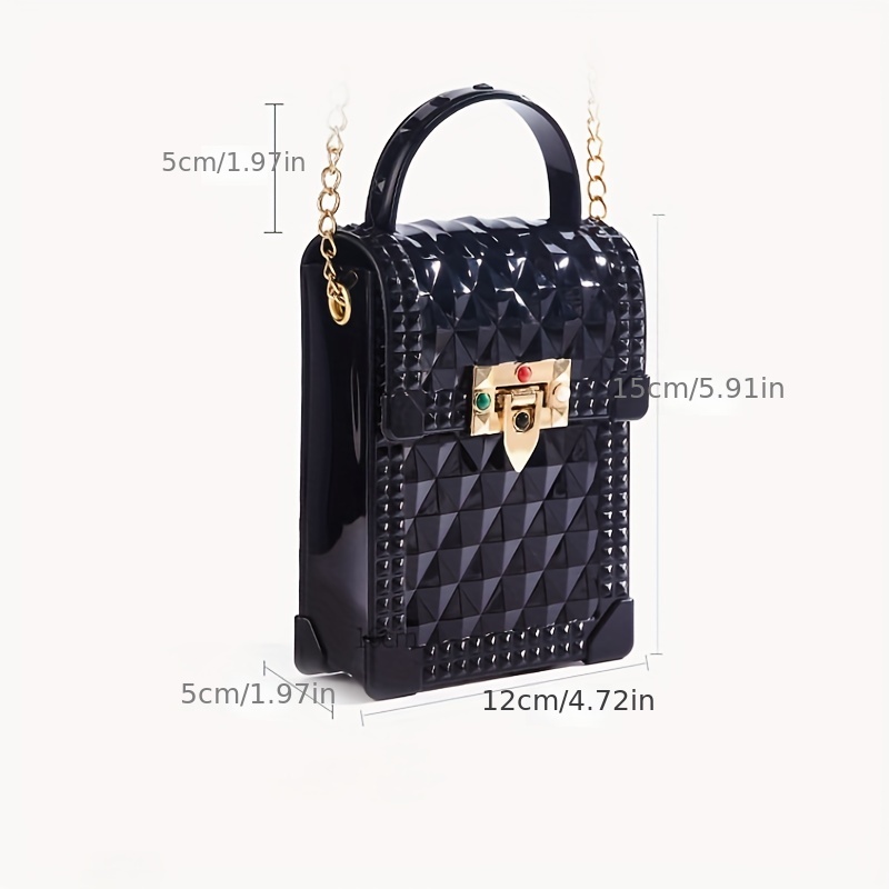 lady single shoulder bag Fashion Design mini, purse metal chain