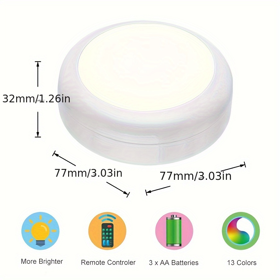RGBW Remote Controlled LED Wall Lamp Set
