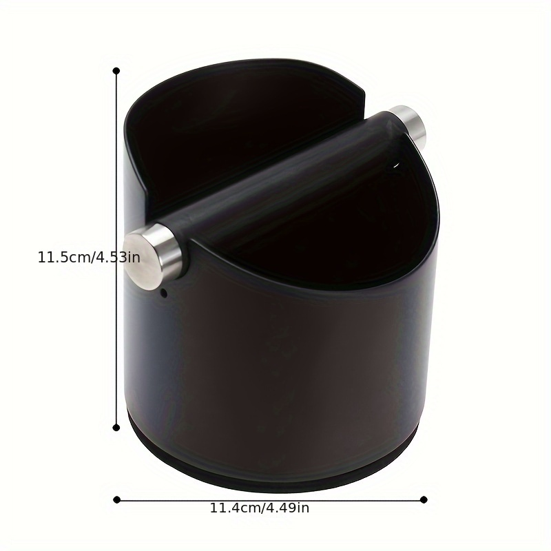 Coffee Grounds Bucket, Coffee Knock Box, Espresso Grounds Knock Box, Coffee  Powder Knocking Ground Box, Semi-automatic Coffee Machine Accessories  Desktop Grounds Basin, Coffee Accessories - Temu