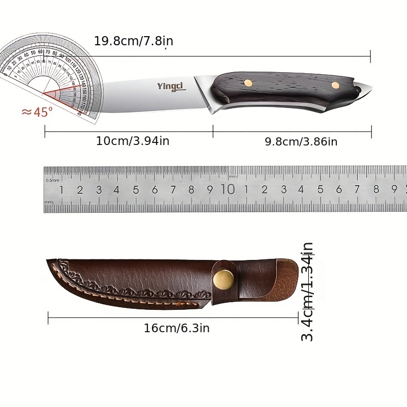 Mongolian Meat Eating Knife,Handmade Forged Knife ,Sheep Knife