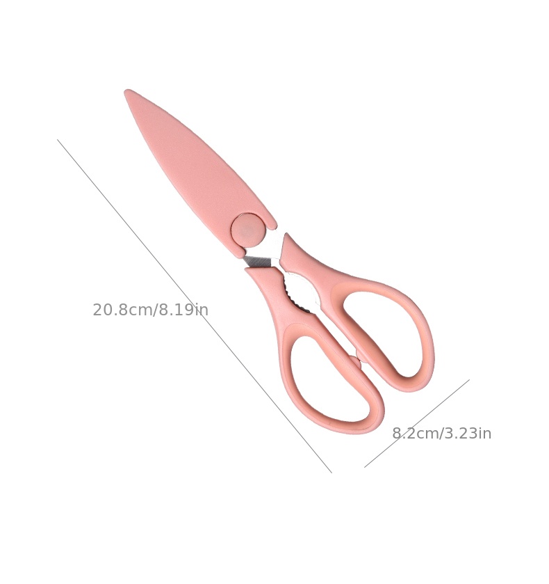 Muerk Heavy Duty Poultry Shears - A Must Have Kitchen Shears for Chicken and Meat Cutting - Dishwasher Safe and Stainless Food Kitchen Scissors (