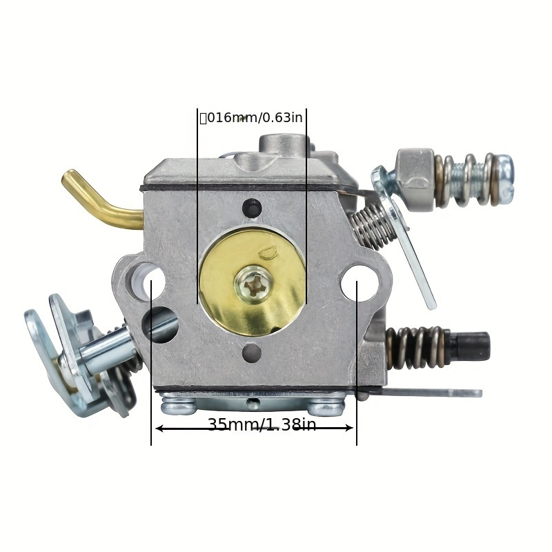 Adefol Carburetor Ignition Coil For Husqvarna 36 41 136 137 141 142 With  Fuel Line Fuel Filter Kit