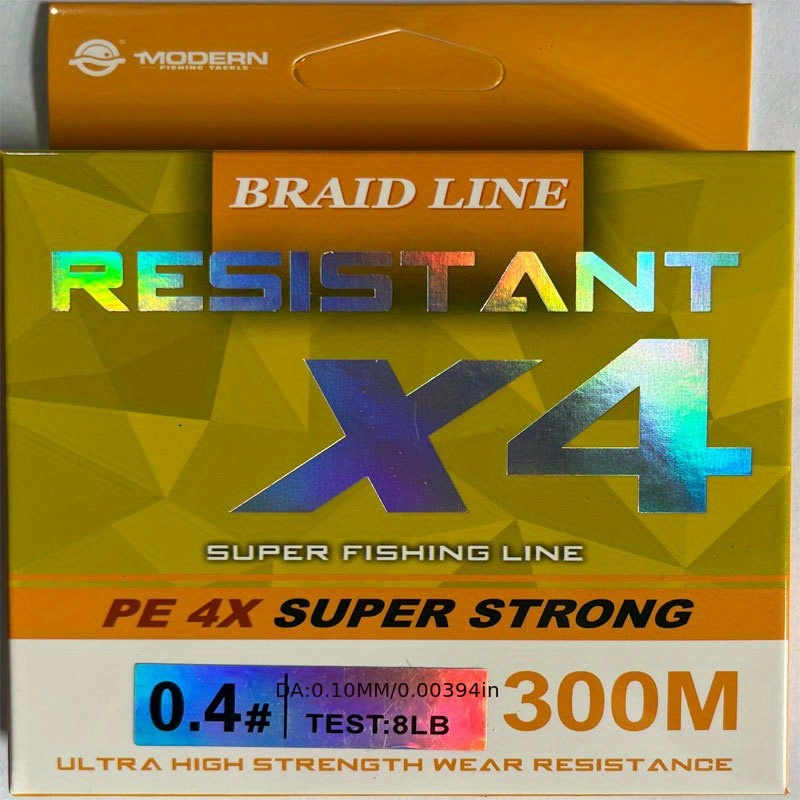 300m 4 Strands Japan Super Strong PE Braided Fishing Line