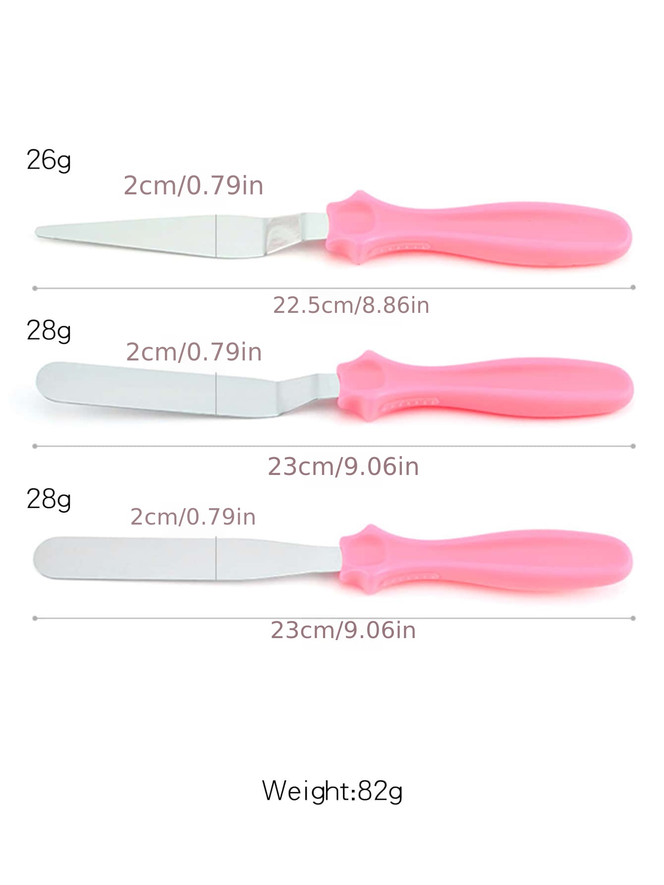 STRAIGHT SPATULA & CAKE KNIFE COMBO-PME_CK18