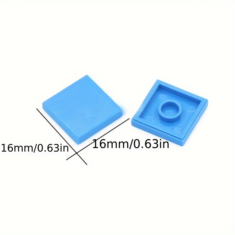 200pcs DIY Building Blocks Ceramic Tile 2x2 Educational Creative Toys