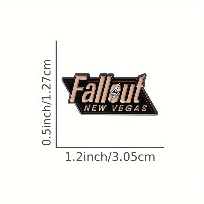 Fallout New Vegas Cartoon Metal Badges, Niche Design Gift