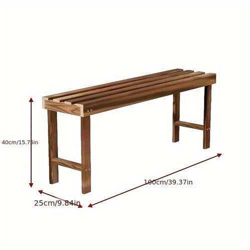 1 tier indoor outdoor plant stand sturdy wooden shelf square footprint for succulents houseplants herbs patio room decor natural easy patio organizational tool simple pine wood material balcony decoration succulent lovers
