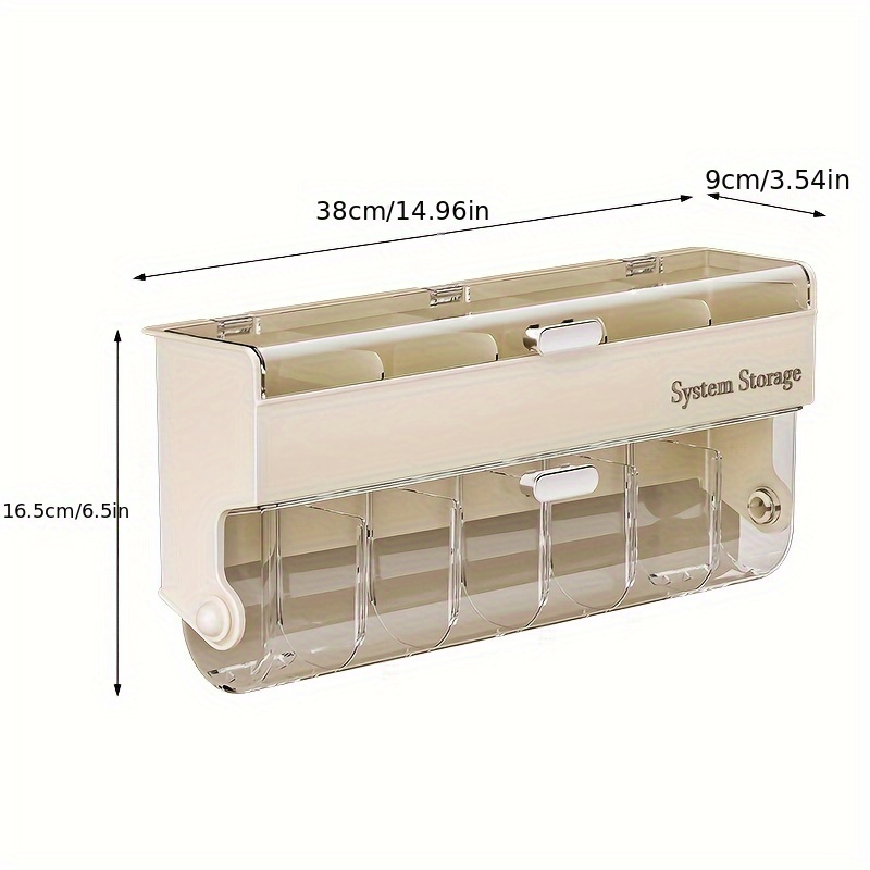 Plastic Wall Storage Box Punch Free Wall Hanging Storage Box - Temu