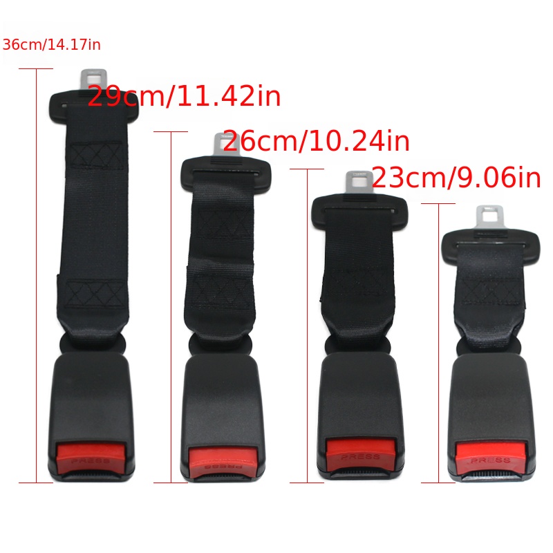 Car Seat Belt Clip Extension for Safety Lock Buckle, Adjustable