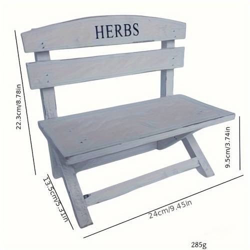 bancos de respaldo de madera para exteriores y estantes para flores para patios, soportes decorativos de madera para flores para de de huéspedes y accesorios para la decoración de jardines