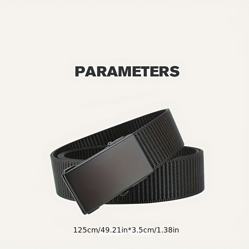 Men's Ratchet Web Belt with Automatic Buckle