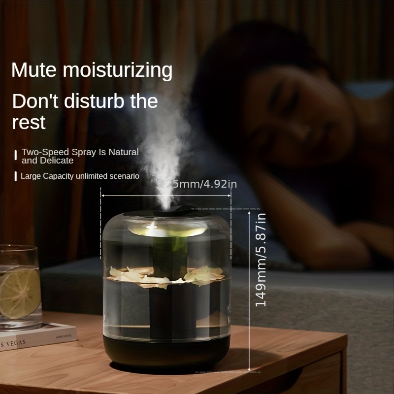 Bedroom Humidifier, Baby Cool Mist Humidifier, Silent Ultrasonic