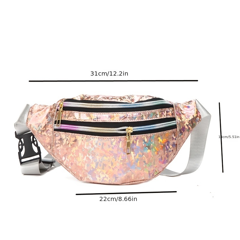 Women Girls Waist Fanny Pack Belt Bag Chest Pouch Hip Bum Bag Purse