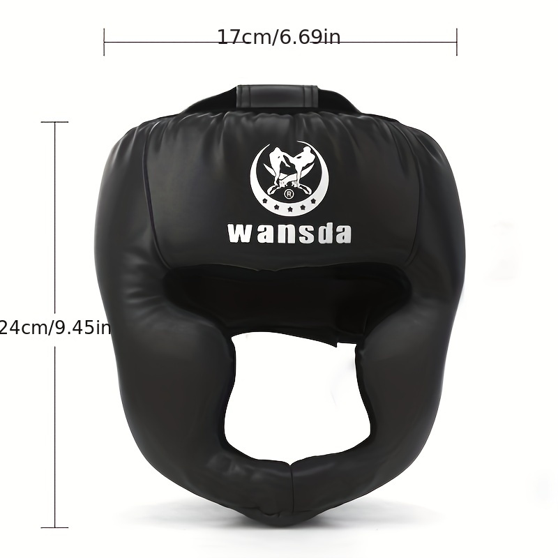 1pc Casco Boxeo Cuero Pu Profesional Luchar Judo Kickboxing - Temu Chile