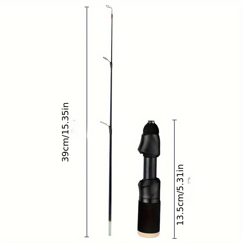1pc Ultralight Ice Fishing Rod, M/MH Fast Action Spinning Rod For Walleye  Perch Panfish And Trout, Ice Fishing Tackle