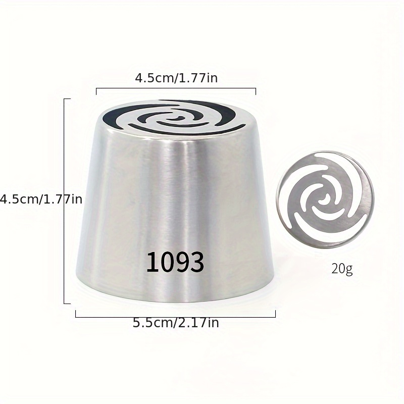 Extra-large New Piping Tips For Marshmallow And Cream, Perfect For Large Rose Bouquets