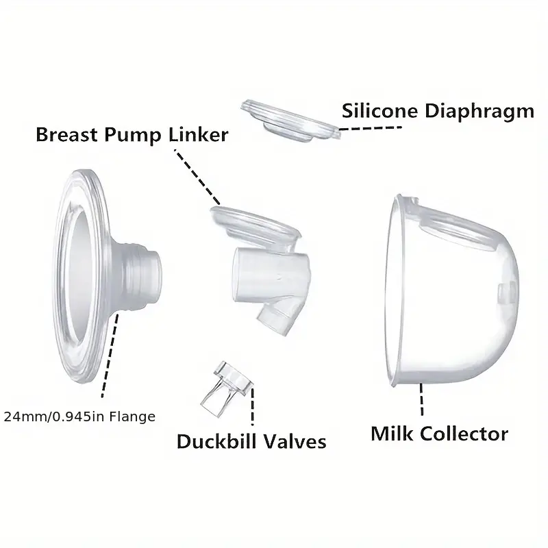 6pcsduckbill Valves, Compatible With Momcozy/tsrete Wearable Breast Pump,  Fit For Most Model(s9/s10/s10pro/s12/s12a/s13/s15) - Temu