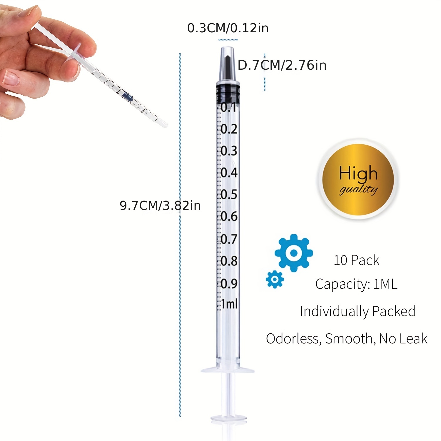 Cc Plastic Syringe Liquid Measuring Syringe Tool Sealed - Temu