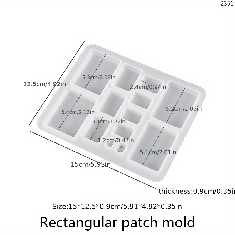 RESINWORLD Multi-Functional Small Silicone Molds Set for Resin, Earrings  Resin Molds, Hexagon Round Crescent Moon Pentagram Heart Molds for Keychain