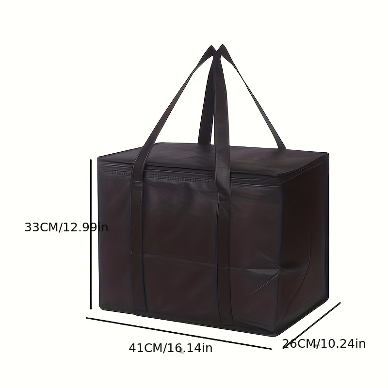 Convenient Large Capacity Non-woven Thermal Insulation Bag with Long Hand Strap