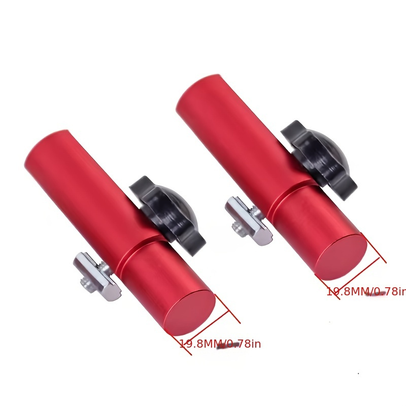 E-shop 2 Stück für 19mm/20mm Schreibtisch Hundeloch Zaunhalterung Holzarbeitsbank DIY Rechtwinklige Hilfsverbindung Tischsäule