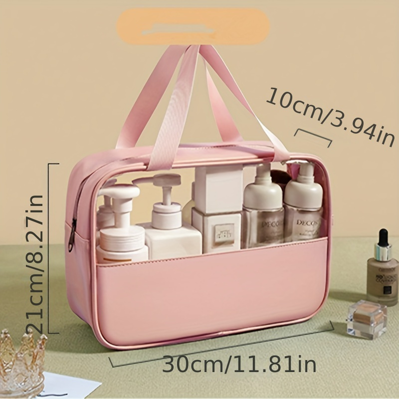 Clear Zipper Beauty Bag, Carino Grafico Zipper Beauty Organizer Versatile  Travel Toiletry Bag, Spedizione Gratuita, Resi Gratuiti
