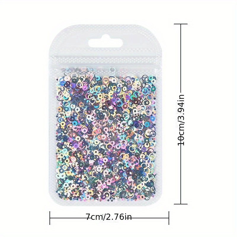 Holographic Bubble Glitter For Resin Filler Hollow - Temu