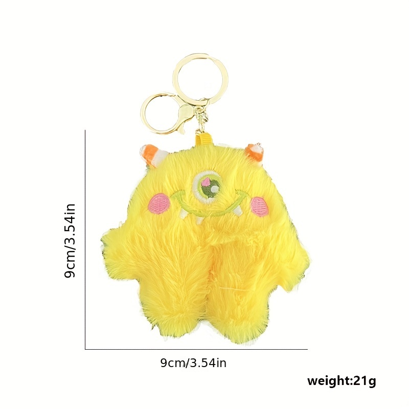 Stuffed Animal Plush Keychain Cartoon Super Cute Doll Little Monster Cute  Girl Plush Toy Pendant Bag Pendant Key Chain - Toys & Games - Temu Poland