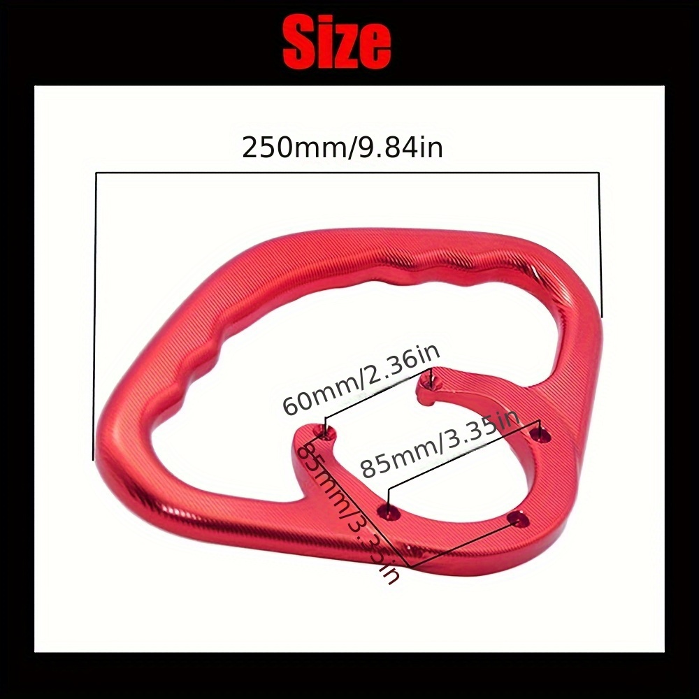 Motorcycle Passenger Front Hand Grip Tank Grab Bar Handles