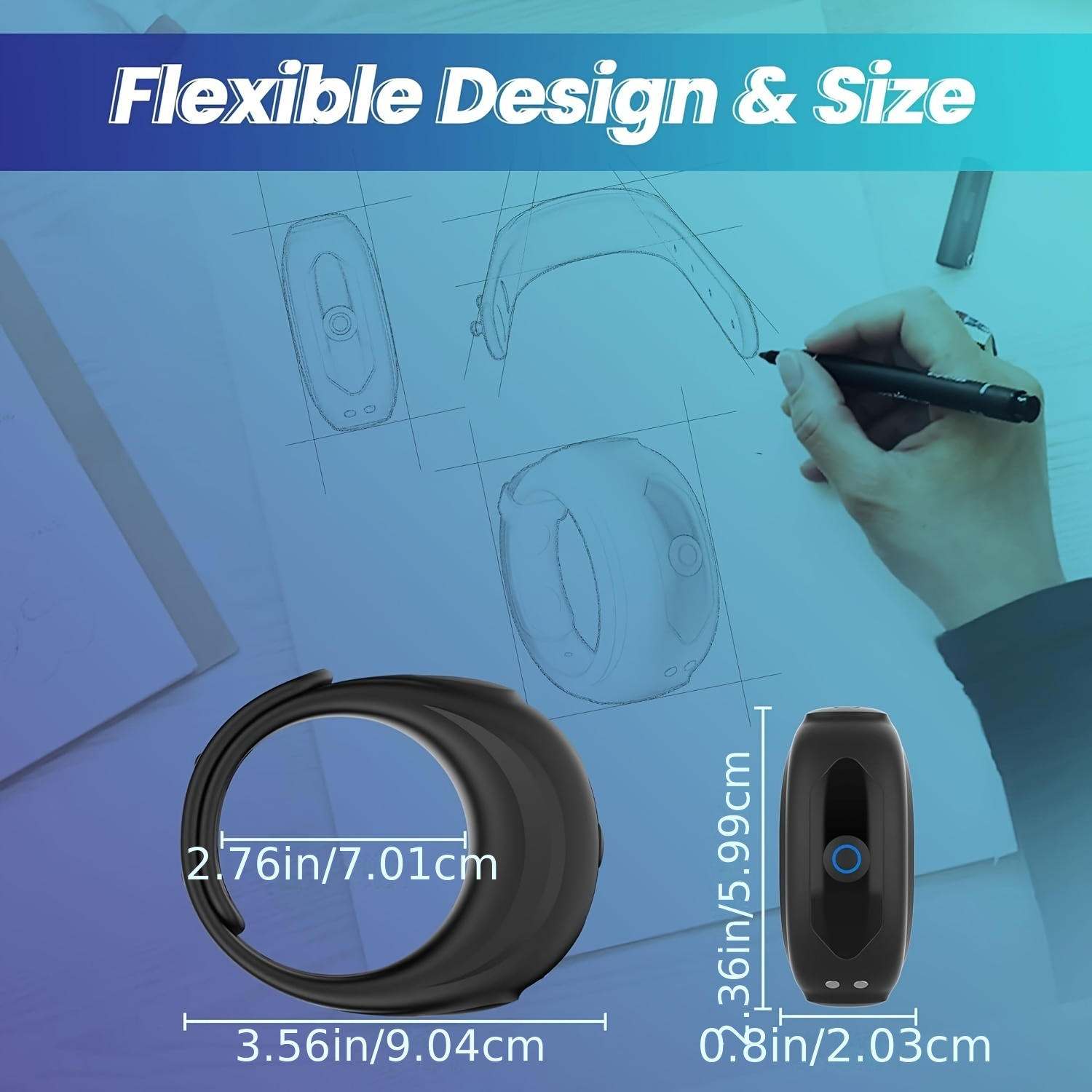 vibrating ring adjustable silicone ring 10 - Temu