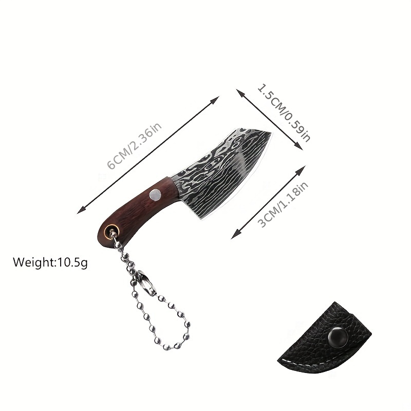 Mini Knife Decorative Mini Knife Mini Damascus Pattern - Temu