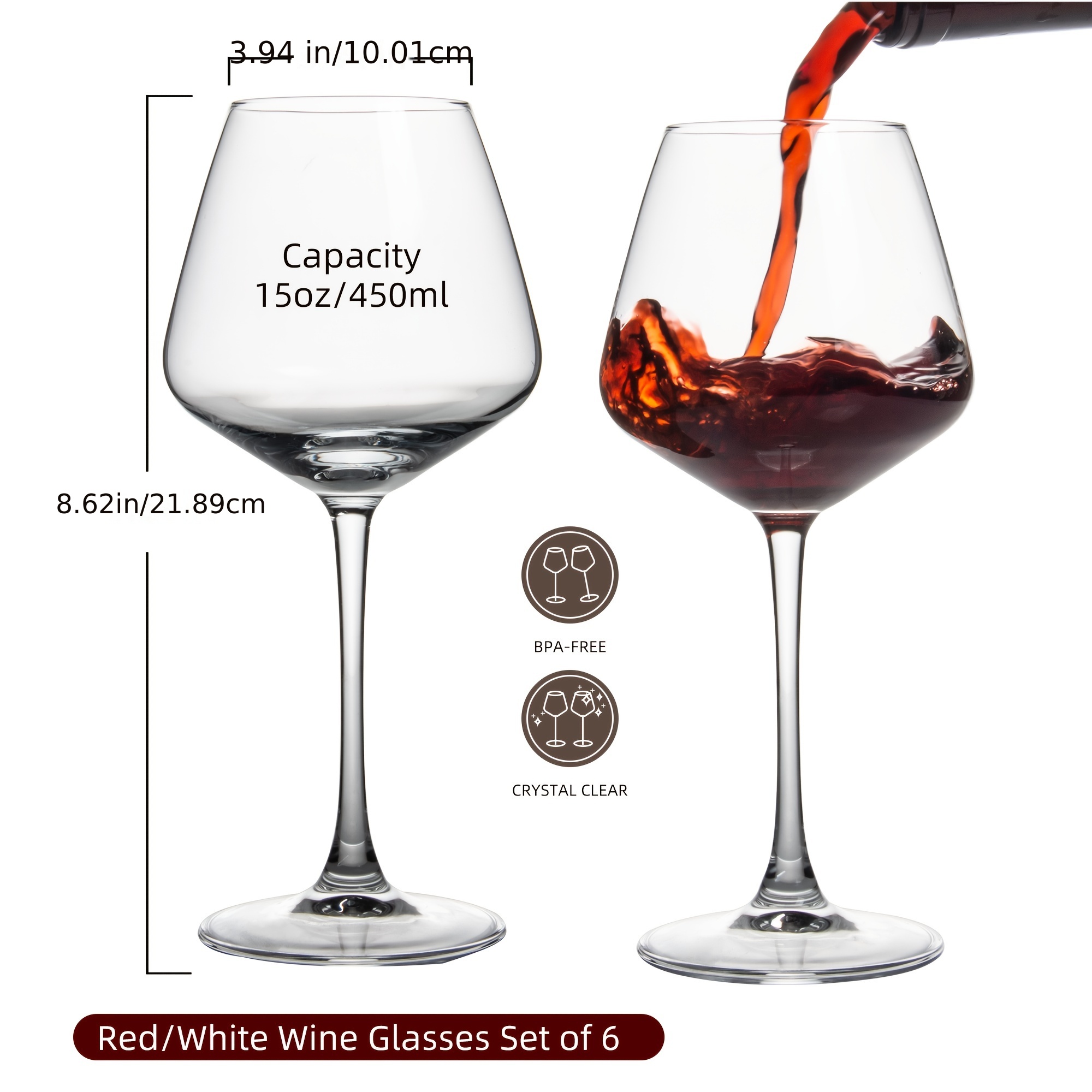 Hip Oversized Big Red Wine Glass + Reviews