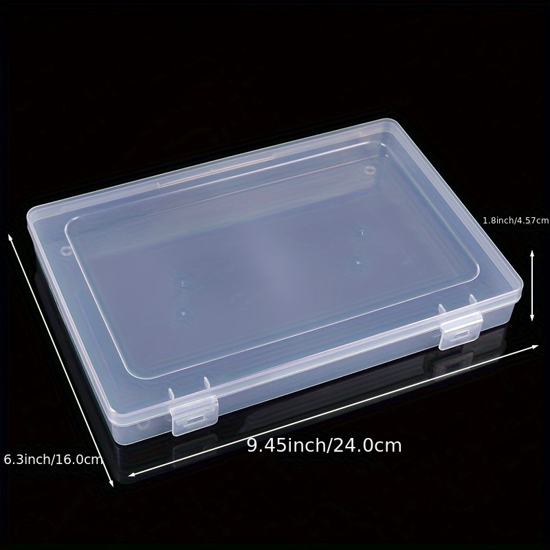 1pc Plastic Jewelry Organizer Box Clear Storage Box Bead Case, Aesthetic  Room Decor, Home Decor Bedroom Decor