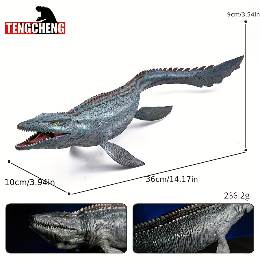 Image of 1pc Jurassic Marine Creature Model, Solid Abs Plastic, Realistic Dinosaur Toy, Collectible Gift For Kids, Birthday Present