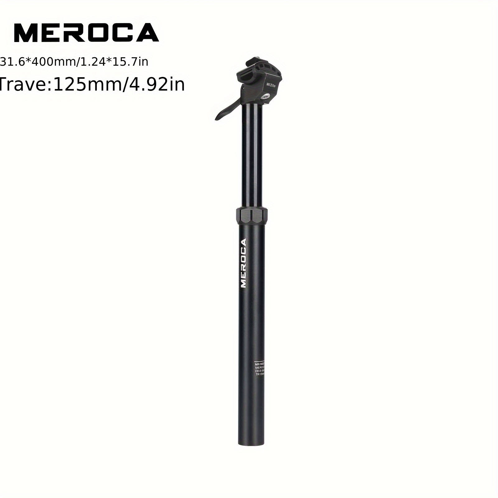 E-shop MEROCA Hydraulischer Mountainbike-Sattelstützenheber - Schwerlast-verstellbarer Fahrradsattel mit handgesteuertem Kompressionssystem, 30,9/31,6