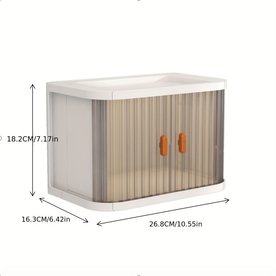 Mini Foldable Plastic Storage Box Office Small Item Storage - Temu