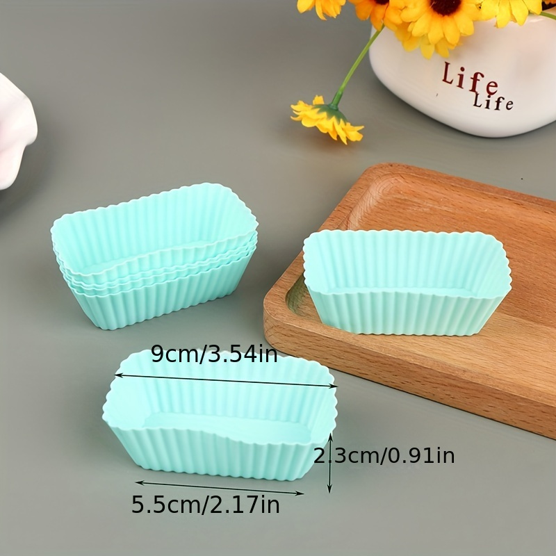 6pcs) 7cm 9cm Small Big Size Silicone Muffin Cups Cake Molds Baking Cups