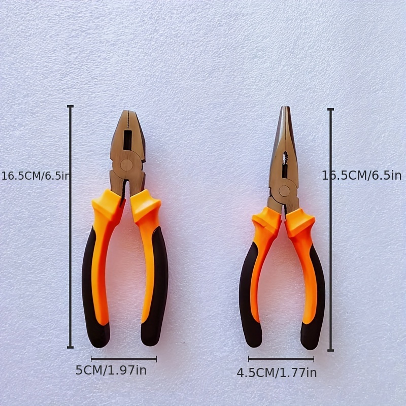 Nozzle/flat Nose Pliers Wire Pliers Needle Nose Pliers Labor - Temu