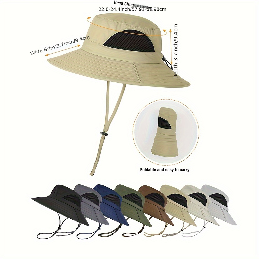 Buy Sun Hats for Women Foldable Waterproof Wide Birm Boonie Hat