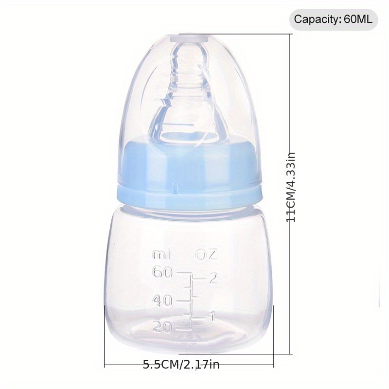 Biberón Leche para bebé Alimentador de agua Bebida para recién nacidos  Aprendizaje de enfermería resistente al calor Taza de pezón para niños  pequeños resistente al calor Azul, 240 ml Inevent BA000333-08