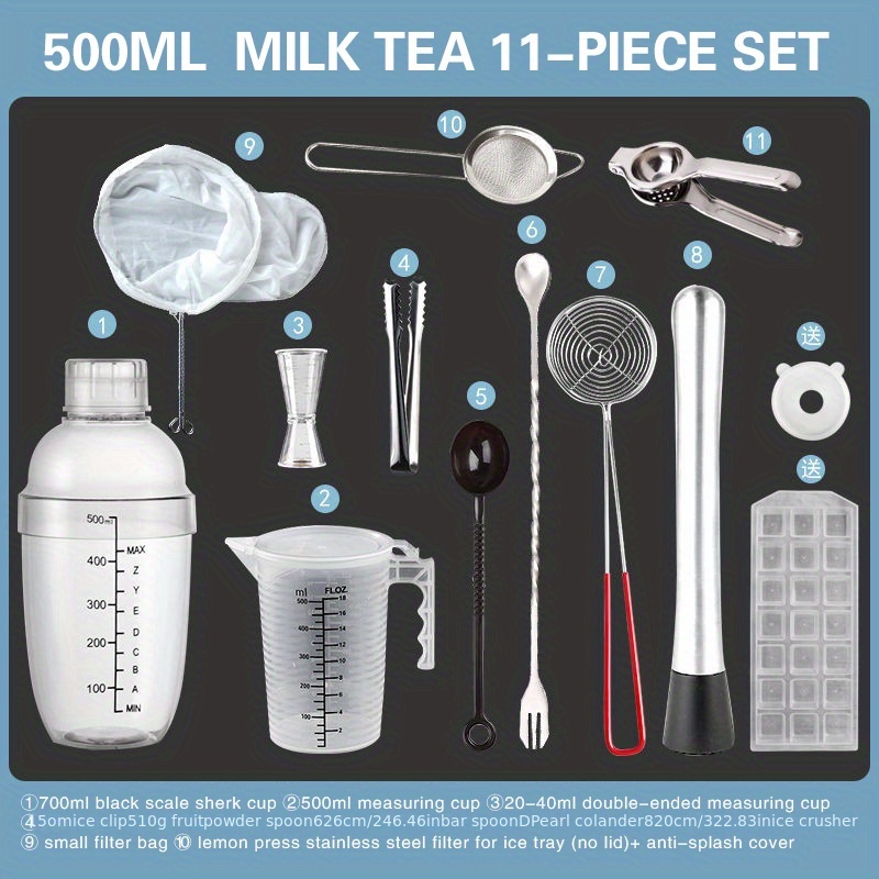 Plastic Mini Cocktail Shaker Sets