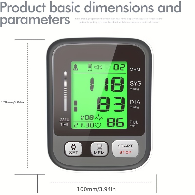 Automatic Electronic Sphygmomanometer Household Blood - Temu