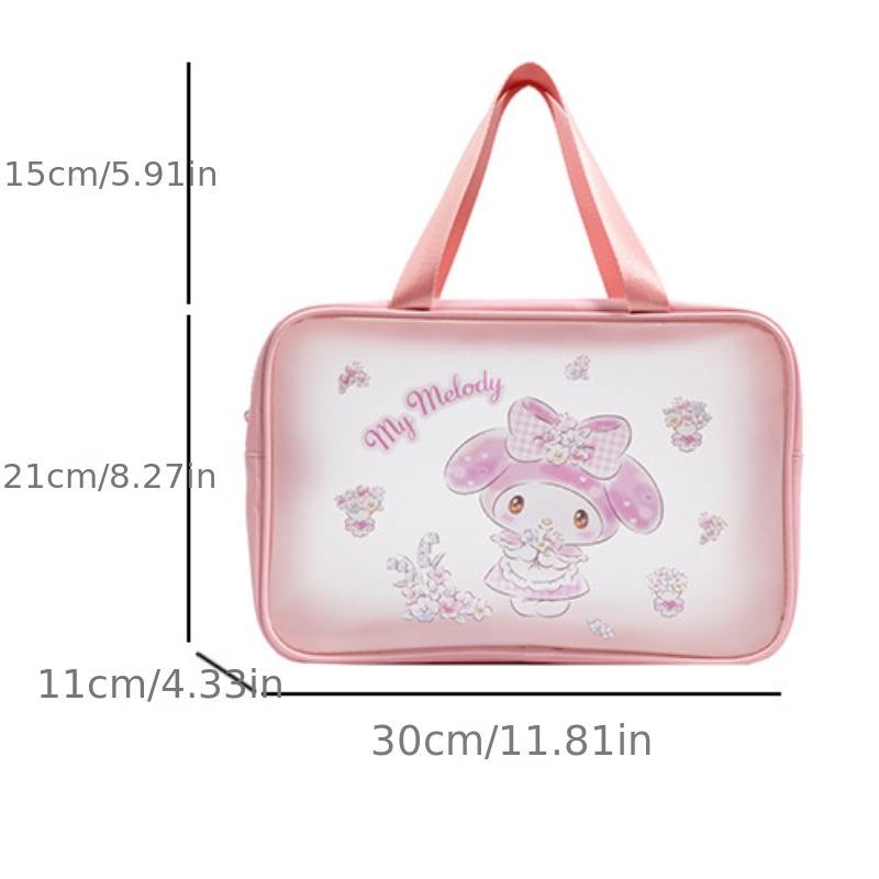 Hello Kitty Women Makeup Bags Waterproof Transparent Portable Travel Wash  Bag Storage Large Capacity Organizer Cosmetic Bag - AliExpress