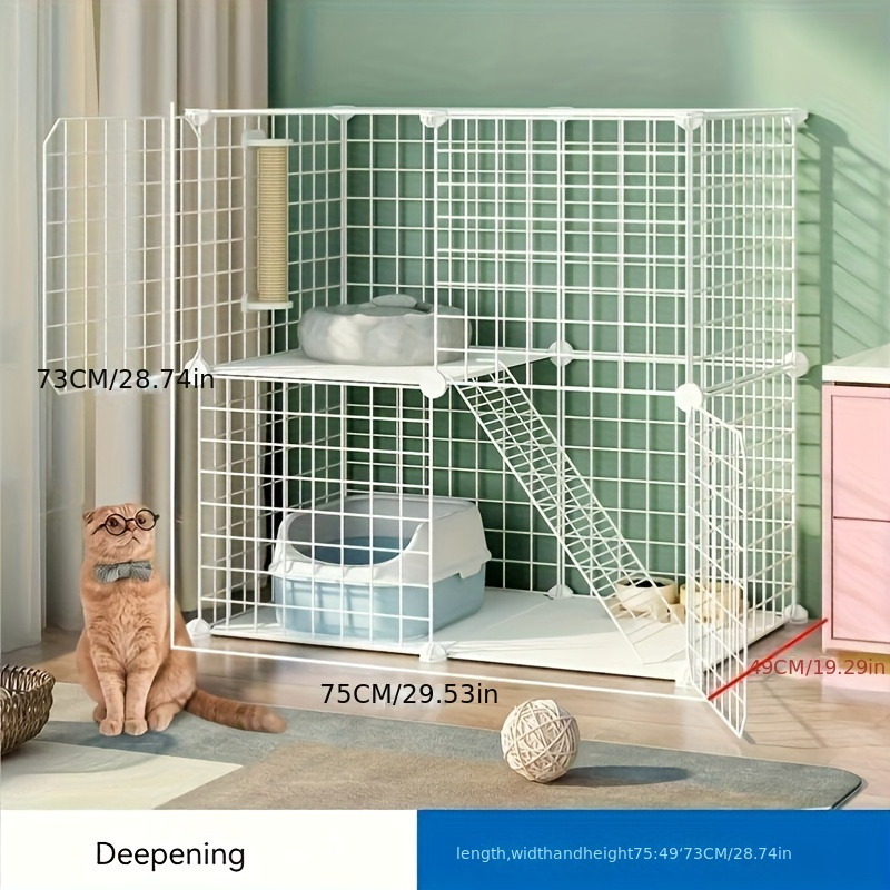 Casa Gatos Jaula Impermeable Mascotas Aire Libre Tienda - Temu