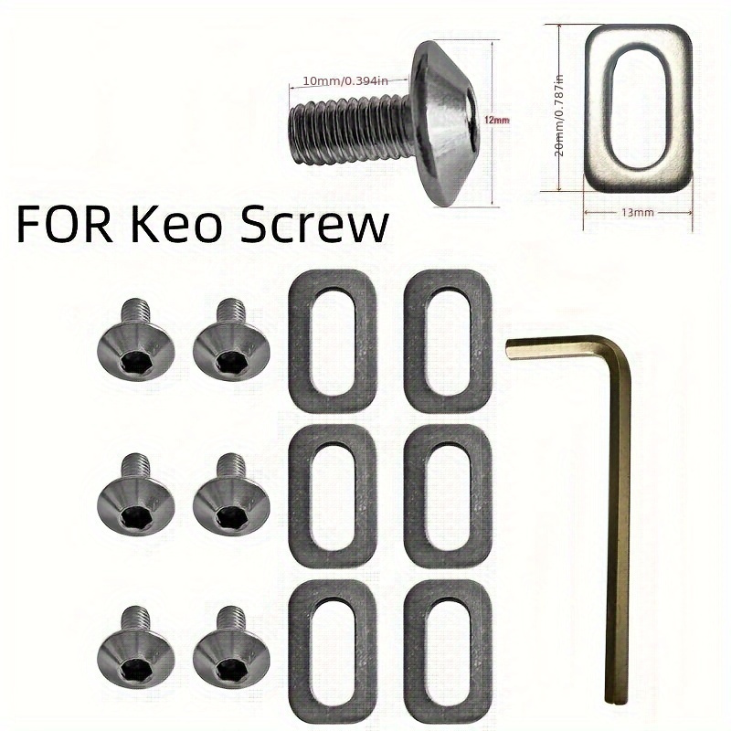 Rrskit Road Bike Pedal Cleats Repair Kit