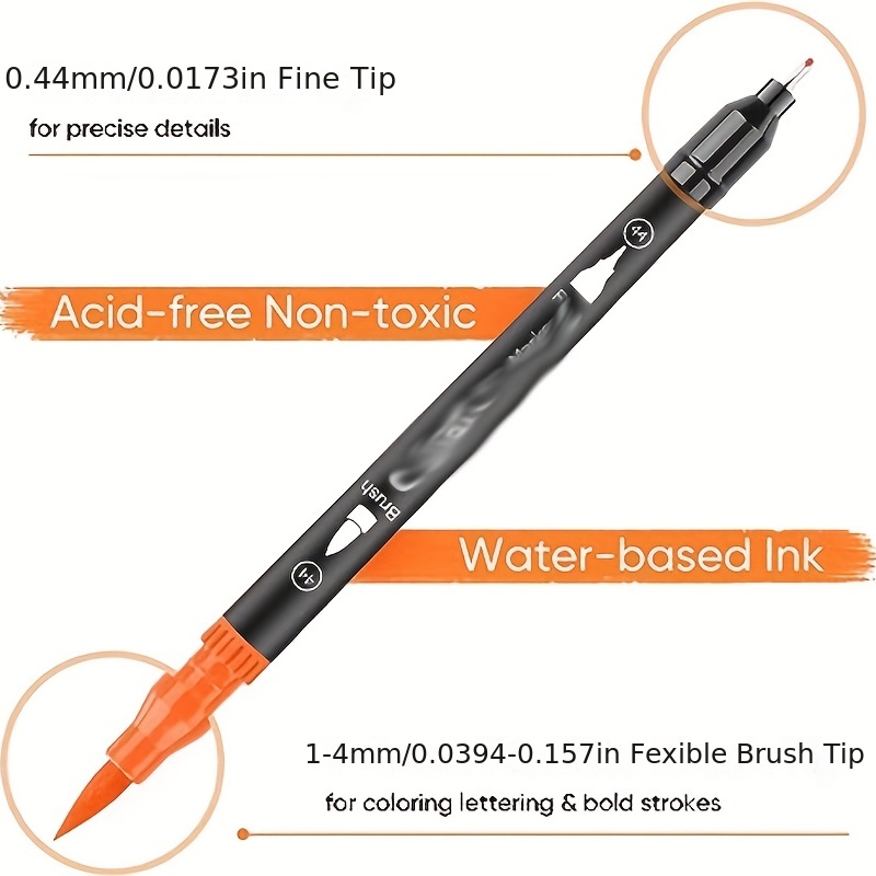 Double headed Brush Pen Art Markers Artist Fine And Brush - Temu