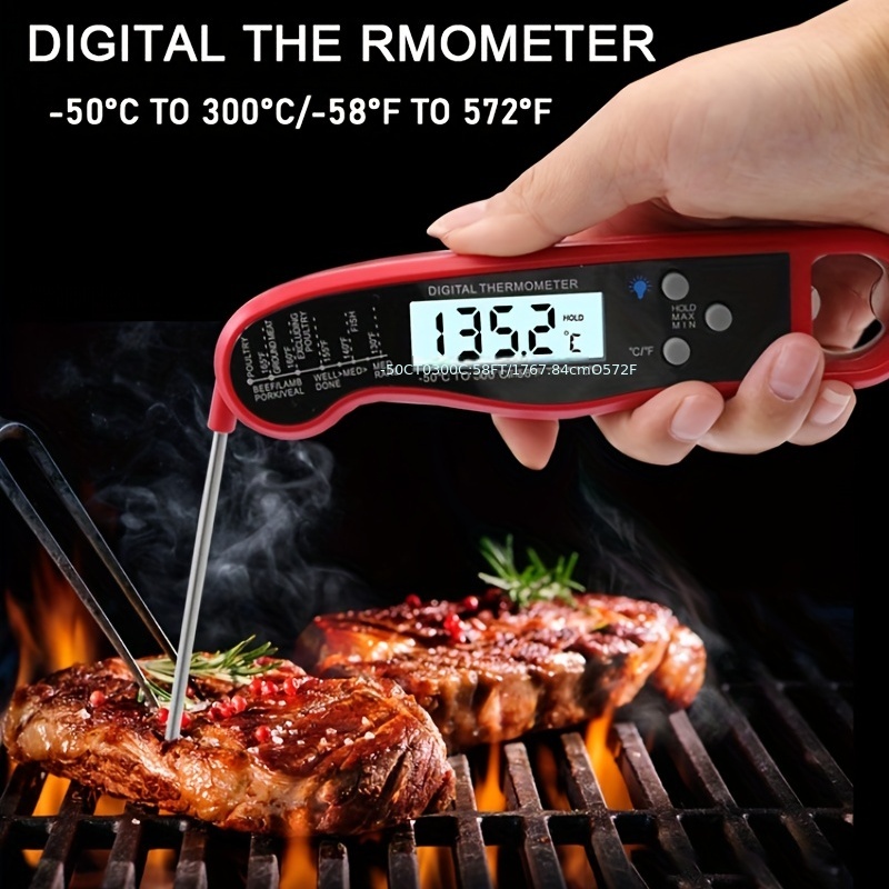 Termómetro para carne, termómetro de lectura instantánea digital