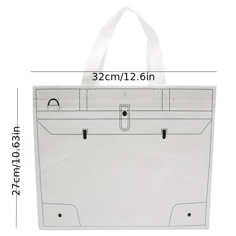 Laminated fashion tote